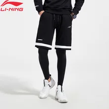 Li-Ning мужские BAD FIVE баскетбольные серии спортивные брюки стандартные подкладочные карманы регулируемые спортивные штаны лосины AKLN805 COND18