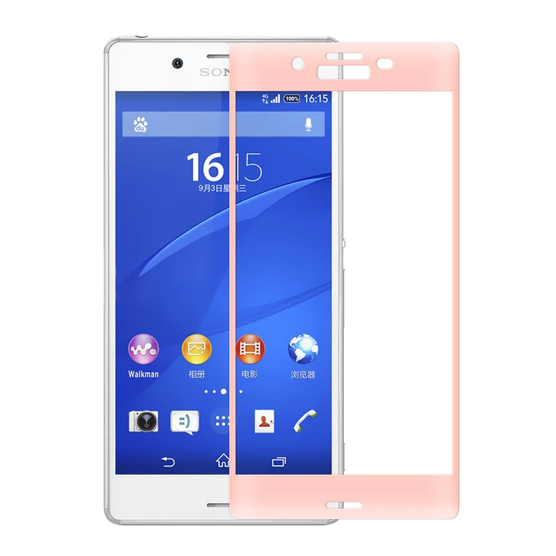 Защитное стекло 3D Xperia X закаленное для Sony 5 0 дюйма XperiaX Dual F5122 2.5D с полным