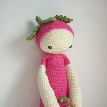 

amigurumi crochet srawberry beauitiful girl