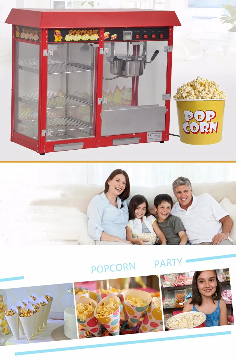 Коммерческий специальный шкаф-стиль попкорн машина антипригарная кухонная посуда в форме цветка попкорн машина