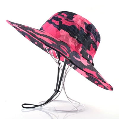 Sun Hats For Men Summer Bob Wide Brim Beach Cap Men's Camouflage