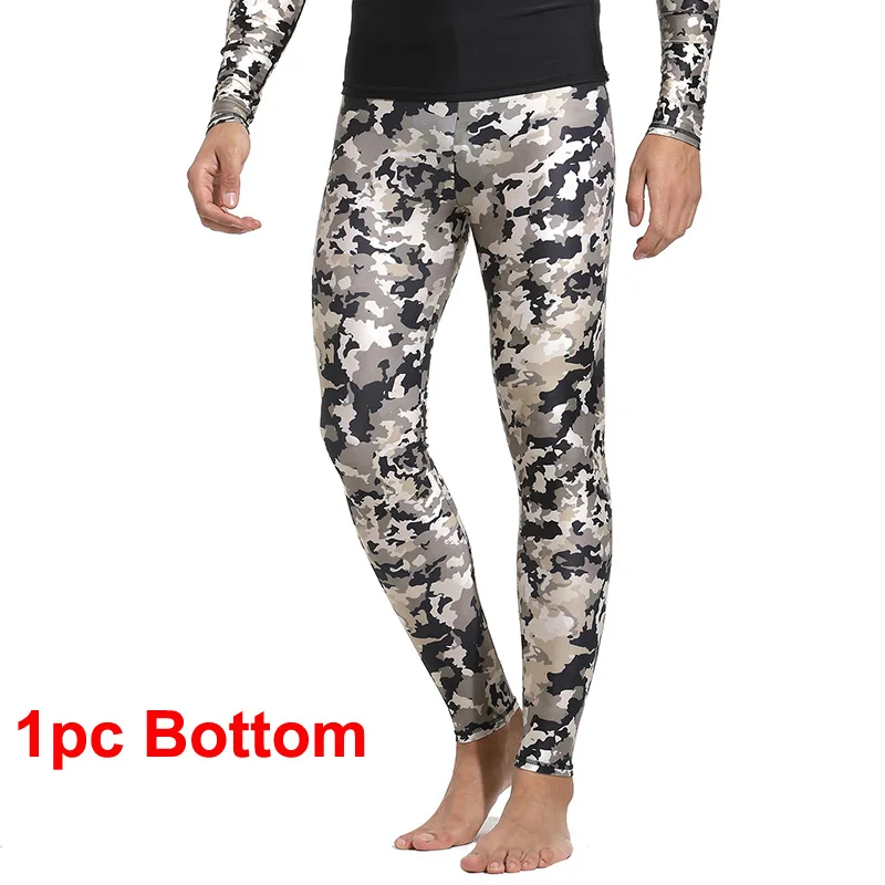 Мужские камуфляжные купальники с длинным рукавом Rashguard UPF 50 + Спортивные Топы И