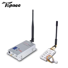 1.2G TX1000 1W 1000mW 8CH Transmitter TX RX02 12CH Receiver FPV Combo Up to 3km for RC Models Drone Quad Enhancement Booster