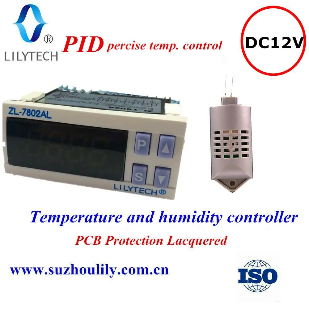 ZL 7802AL,12VDC,PID temperature controller,temperature&humidity