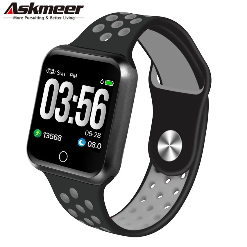 

ASKMEER S226 Smart Watch Men Women Fitness Tracker Band Heart Rate Monitor Bracelet Blood Pressure Pedometer Android IOS pk B57