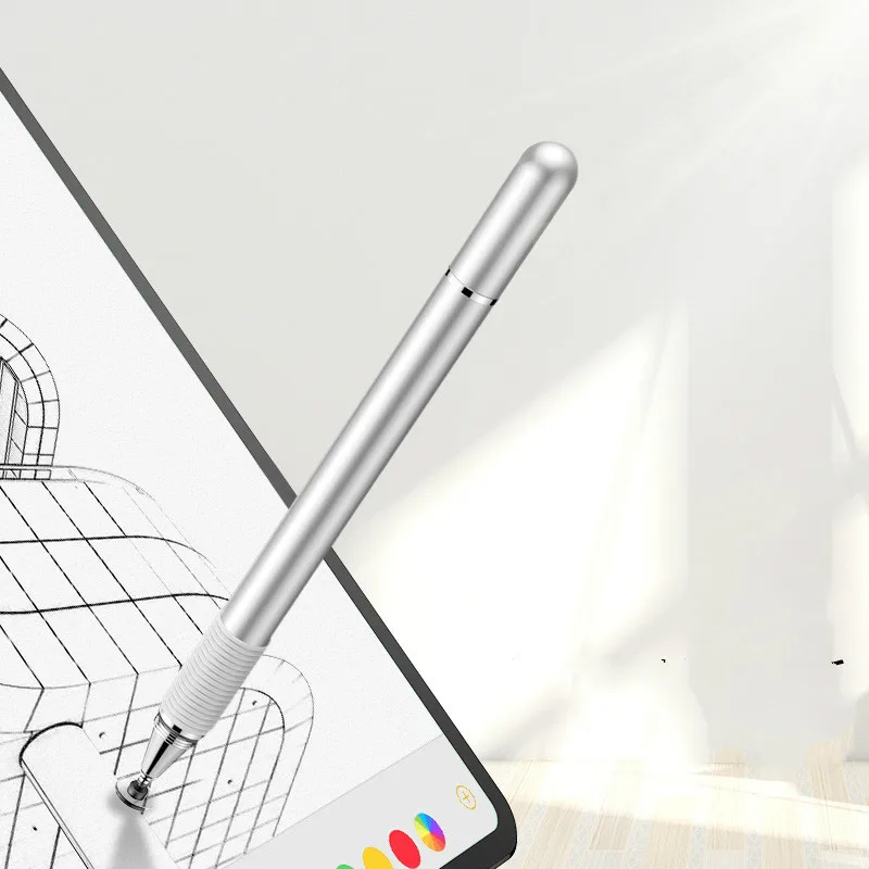 

Gold hoop bar capacitive stylus mobile phone tablet navigation handwritten painting pen two in one neutral stylus