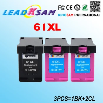 

3PCS=1BK+2COLOR printer ink cartridge compatible for hp61 for 61xl DeskJet 1050 2050 2050s 2510 3510 D1010 1510 2540 4500