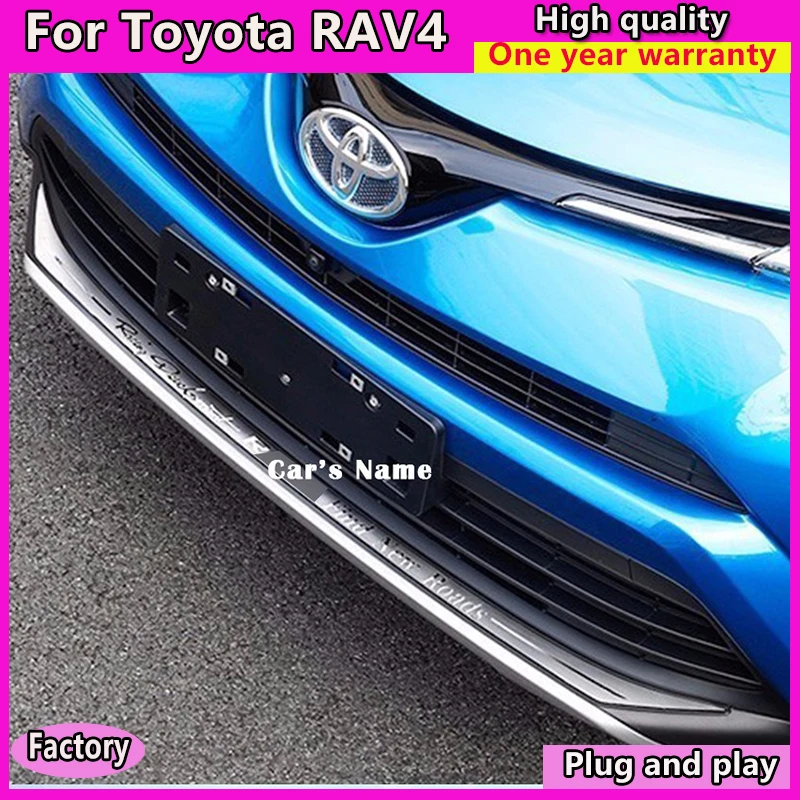 Car Styling Trim under front bumper Cover trim For Toyota RAV4 2016 2017 2018 under front bumper