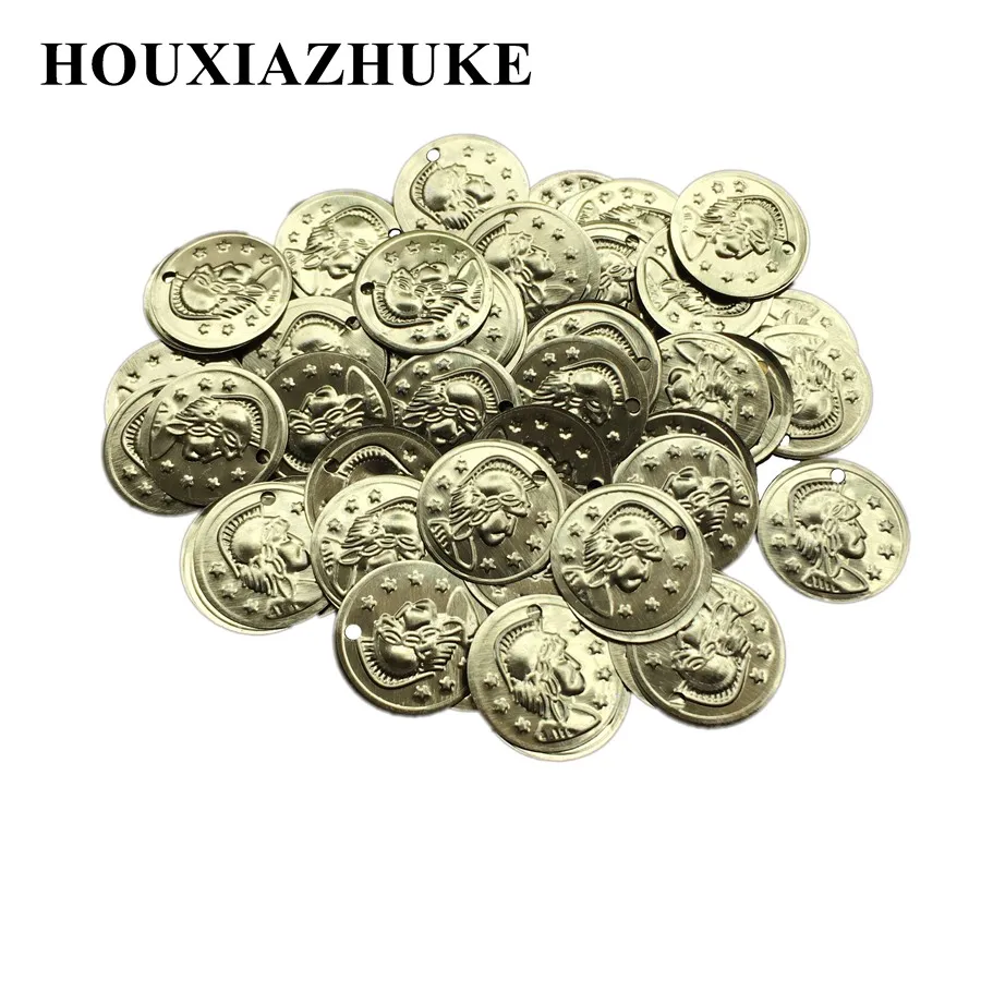 

20 mm plated silver or light gold loose round coins iron sequins for belly dance costume waist chain decorations 260 pcs per lot