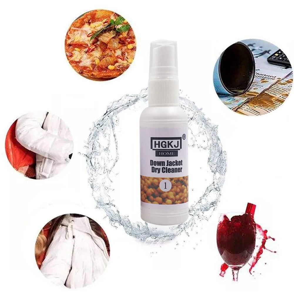 20 мл/50 мл Зимний пуховик для сухой уборки удобный спрей-чистящее средство жидкая домашняя сухая чистка спрей-очиститель
