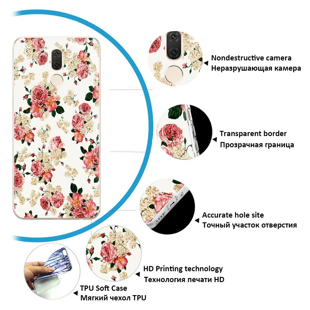 N-KHW1928_3_JONSNOW Case for Huawei Mate 10 Lite 5.9 inch Printing Soft TPU Phone Back Protective Cover for Huawei Mate 10 Lite