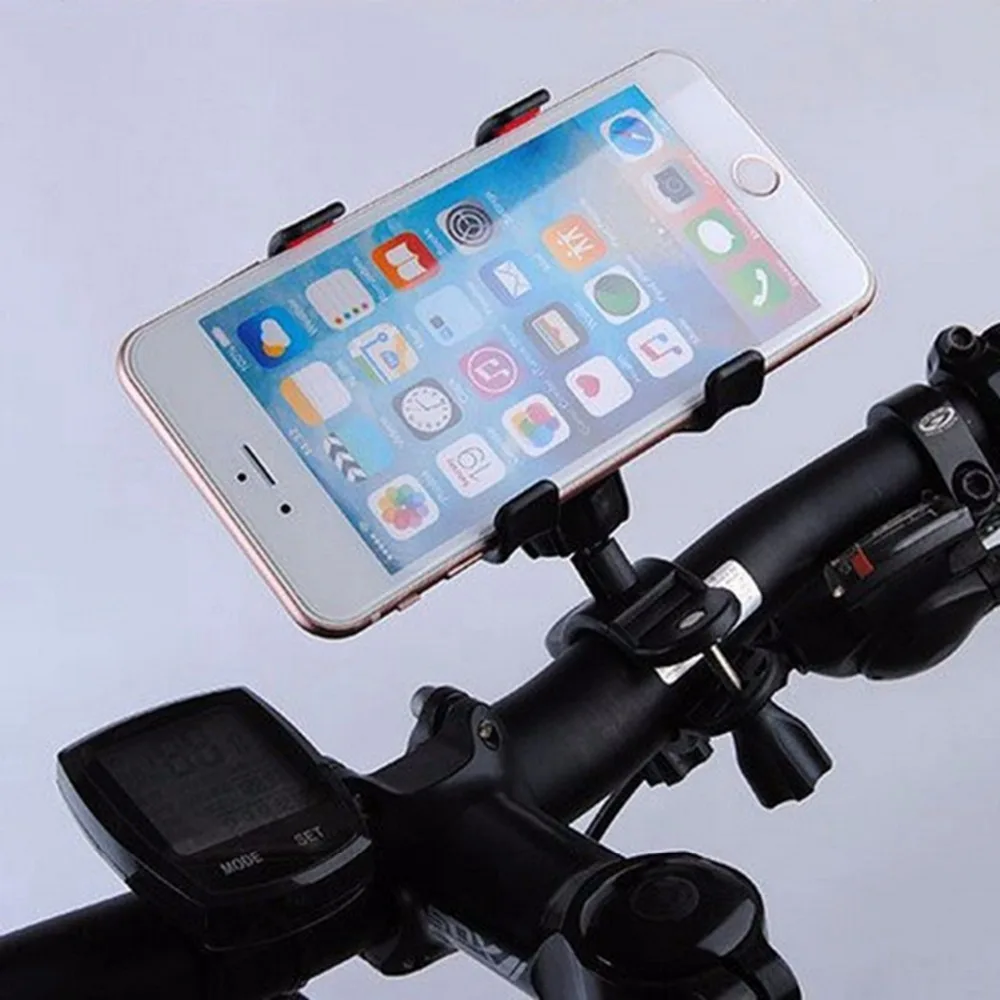 

Universal Mount Holder Smartphone Bicycle accessories for computer and GPS Device 360 Rotatable Bike Phone Black light Alloy
