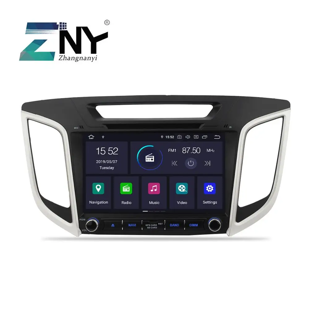 Perfect 9" Android 9 Car DVD Auto Radio For Hyundai Creta IX25 2014-2018 GPS Navigation 2 Din Multimedia FM RDS WIFI Audio Video Stereo 2