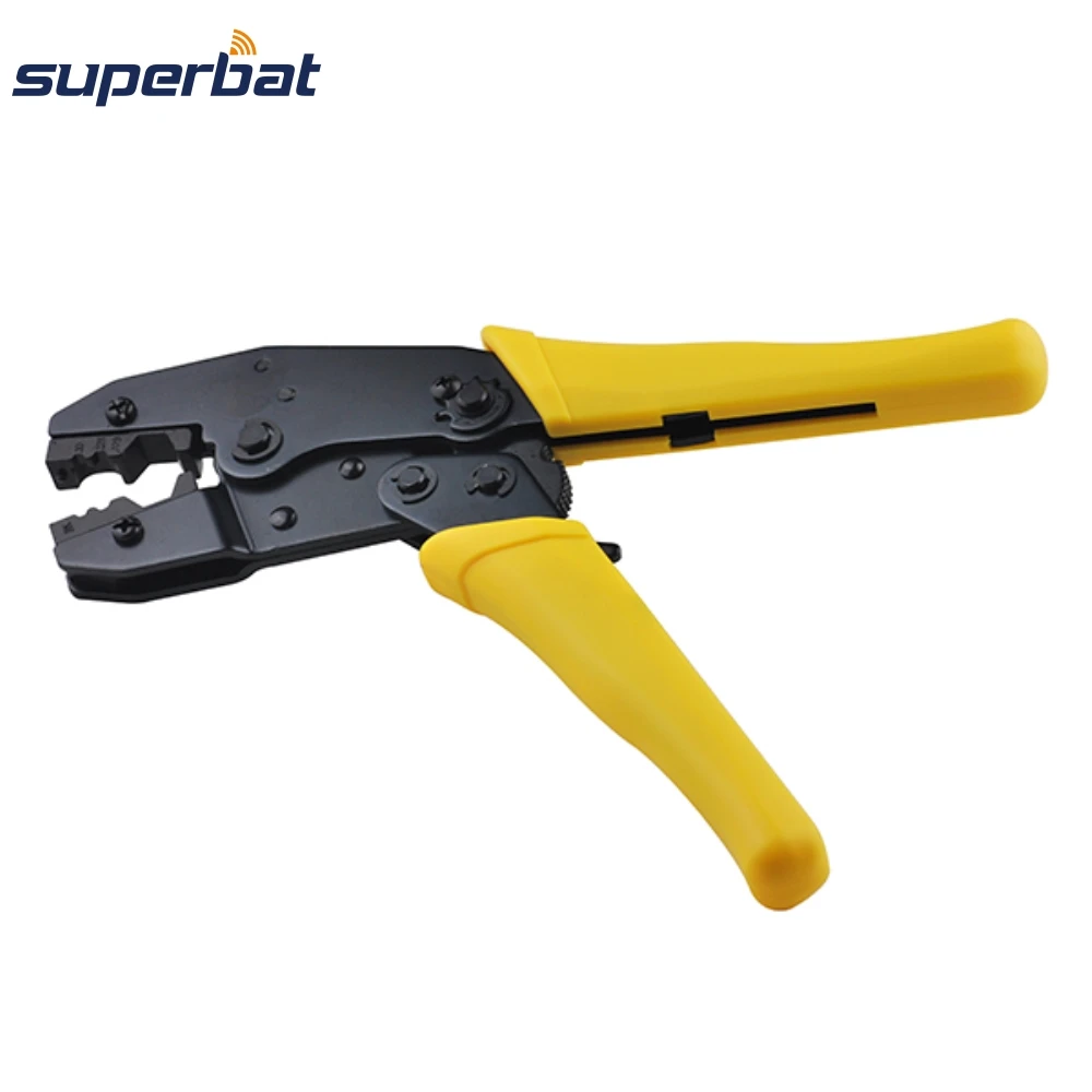 Желтый обжимной инструмент Superbat для коаксиального кабеля RG8 RG11 RG213 LMR400 RG316 RG174 SMA N