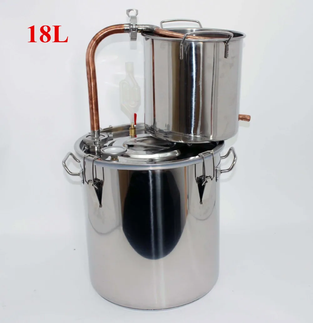 18L Copper Brewing Equipment Household Small Steam Distillation Of Brandy Wine Taste Good