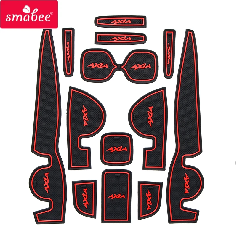 Smabee Gate Slot Pad Per Perodua Axia Antiscivolo Gate Slot Mat Accessori Interni Porta Portabicchieri Tappetino Antiscivolo S Adesivo Per Auto