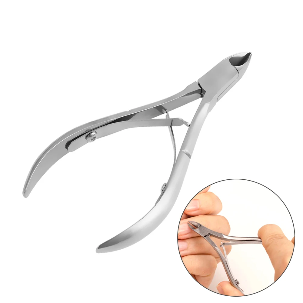 

1Pcs Nail Art Cuticle Scissors Clipper Manicure Pedicure Nipper Tool Stainless Steel Cuticle Cutter Dead Skin Remover Nail Care