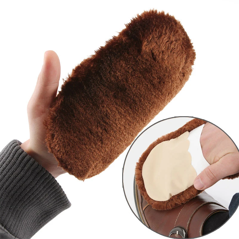 2-Pcs-lot-Soft-Shoe-Brushes-Plush-Gloves-For-Cleaning-Wipe-Shoes-Handbag-Leather-Furniture-Household