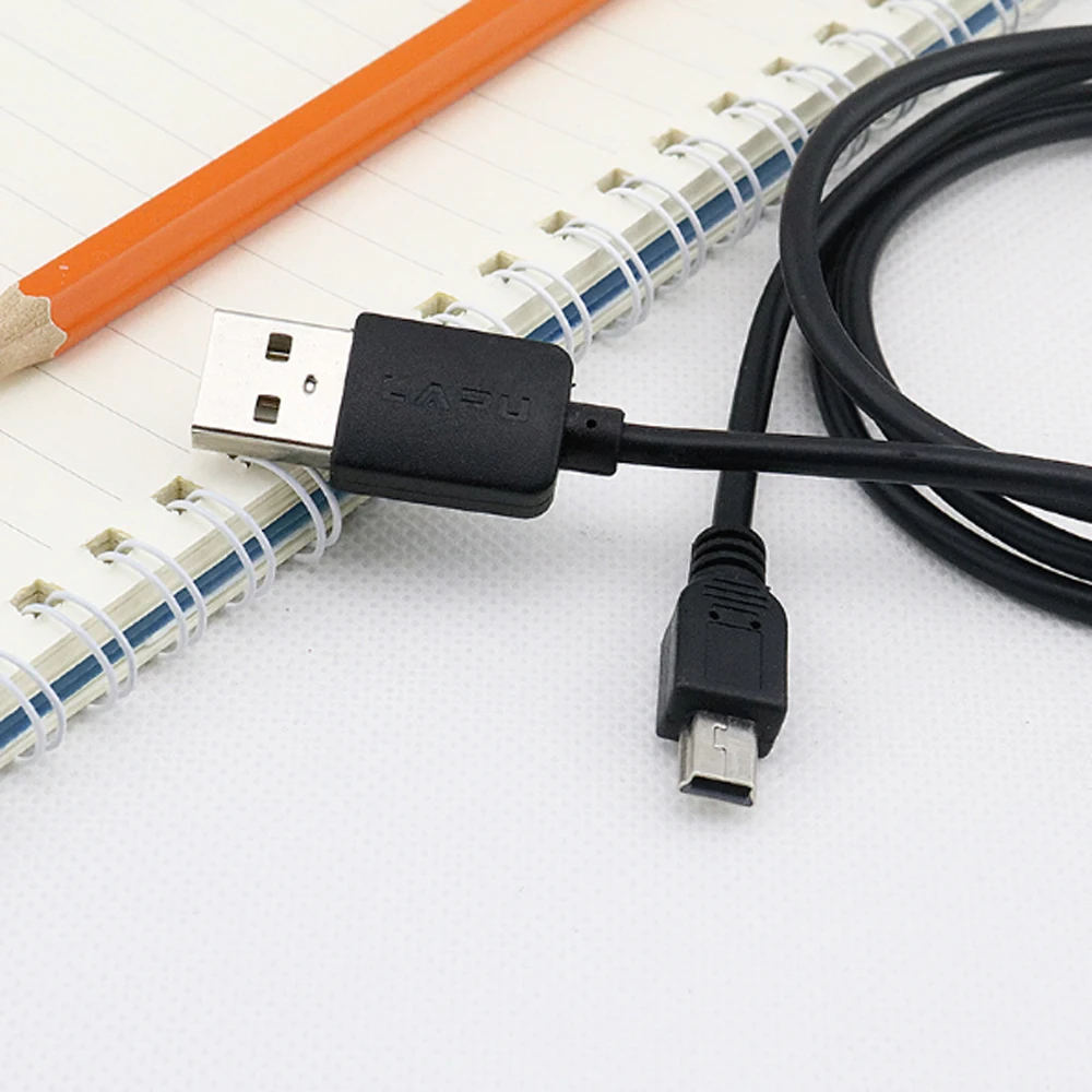 

100pcs USB 2.0 A male to Mini USB V3 5 PIN 5P Sync data charging charger cables For MP3 MP4 Digital Cameras