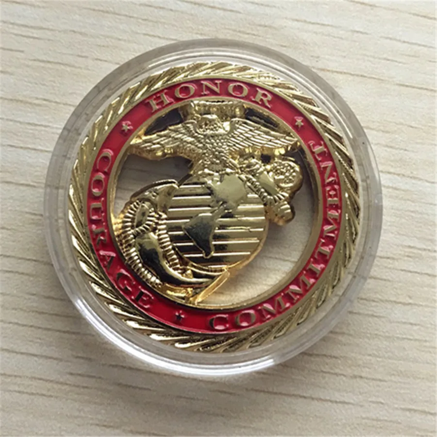 USMC США морской корпус основные ценности наградная монета s памятные коллекционные монеты, 30 шт./партия