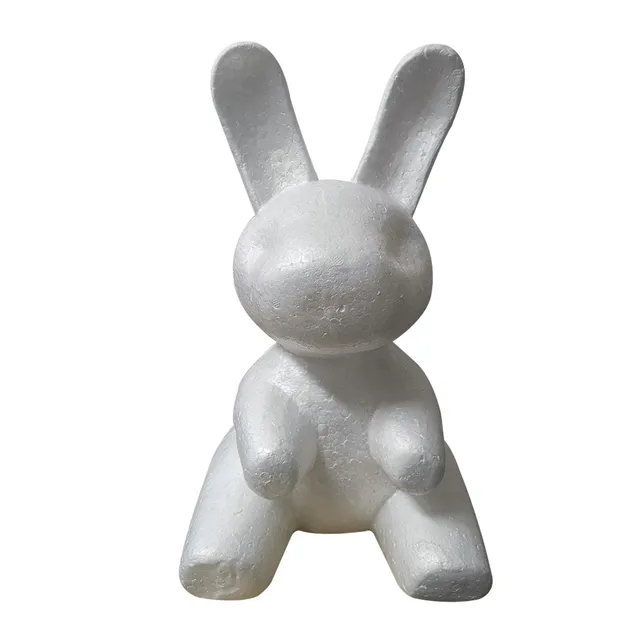 1 pcs Modelling Polystyrene Styrofoam Foam rabbit White Craft Balls For