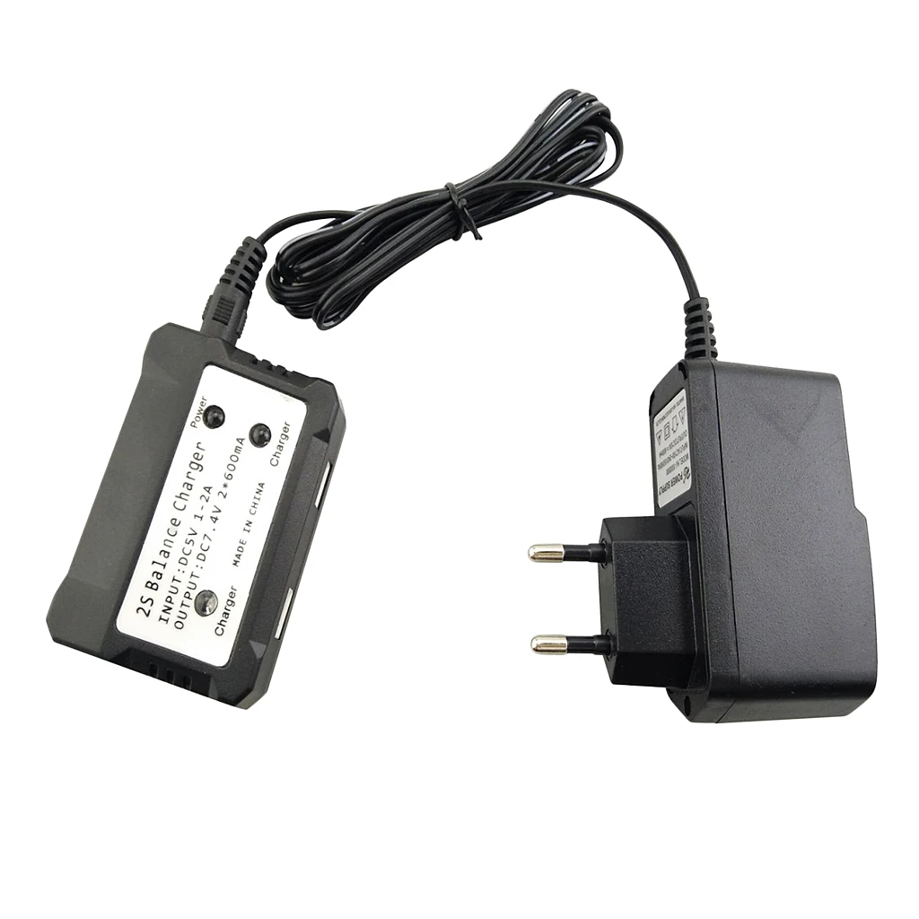 EU Plug - RC Plane Quadcopter Module 2 in 1 Lipo Battery Balance Charger Adapter for SYMA X8C X8G X8HW, Hubsan H501S H502S H502E