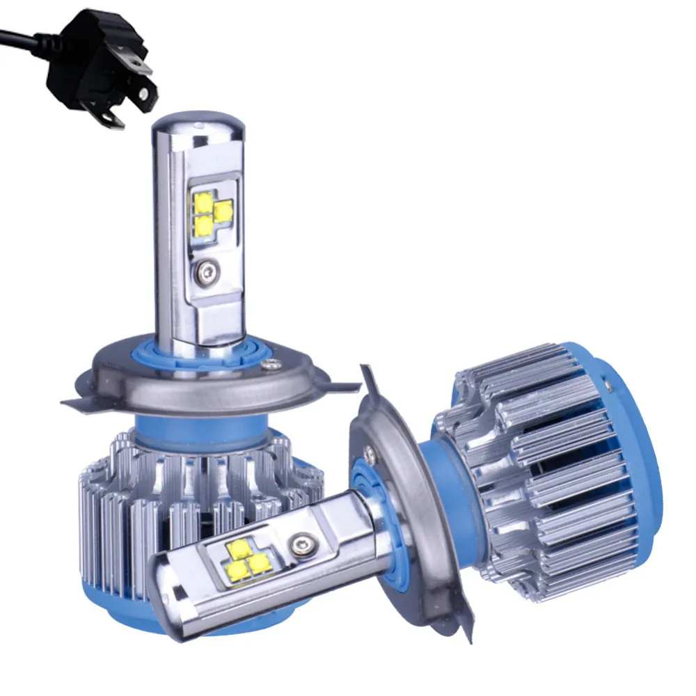 TC X 2pieces Car LED Headlight Bulbs Kit H4/9003/HB2 Hi/Lo Main Beam