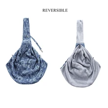 Сумка модная Ручная двусторонняя маленькая собака кошка Слинг Сумка вместительная сумка для путешествий Удобная двухсторонняя Сумка Наплечная Сумка