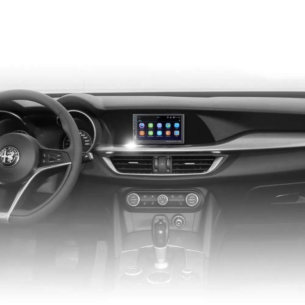 Top Multimedia palyer gps navigation android 7.1 2 Din Car Radio Navi autoradio WIFI Bluetooth FM  7