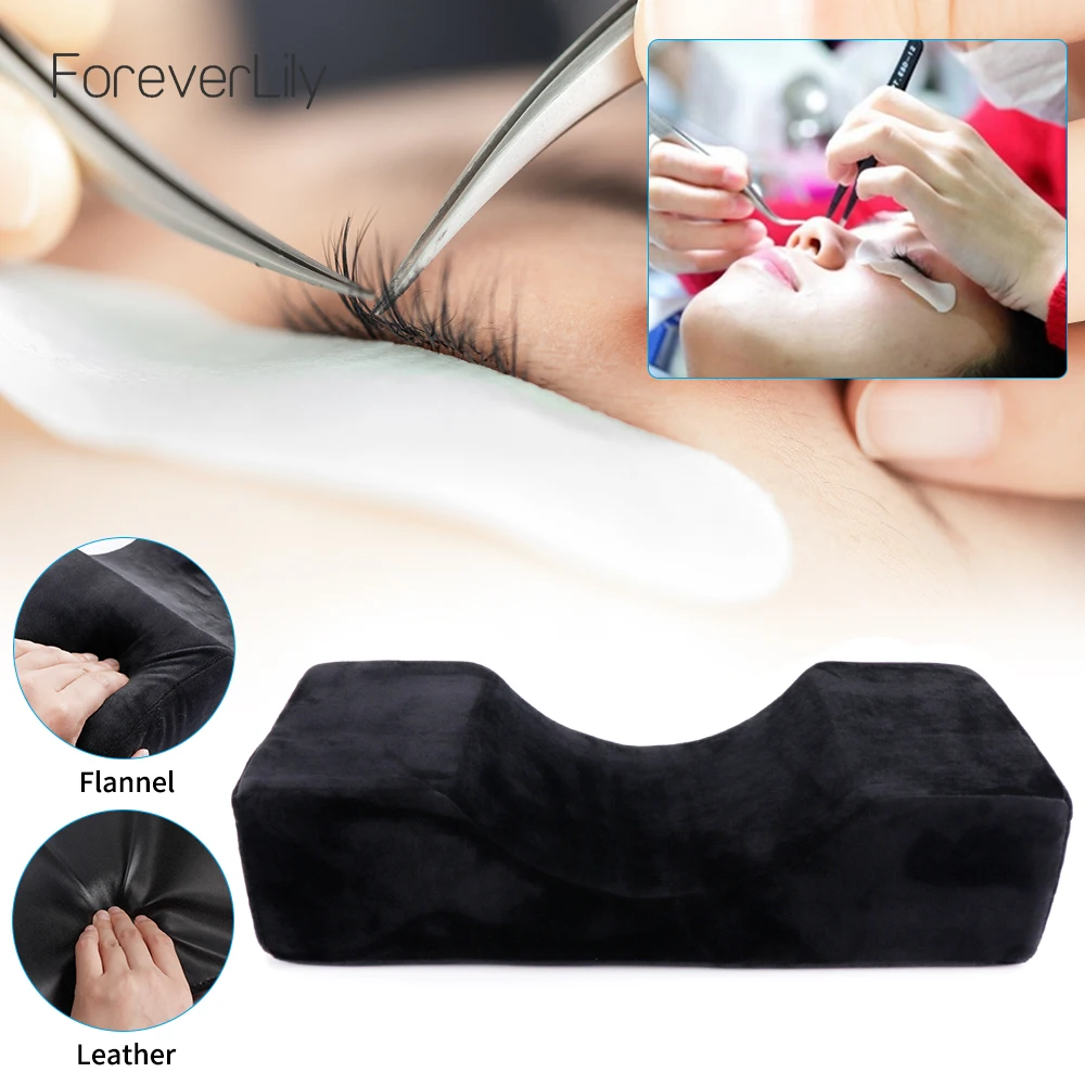 

Grafting eyelashes, special pillows, leather and flannel. Special pillow for beauty.Pillow for Eyelash Extension