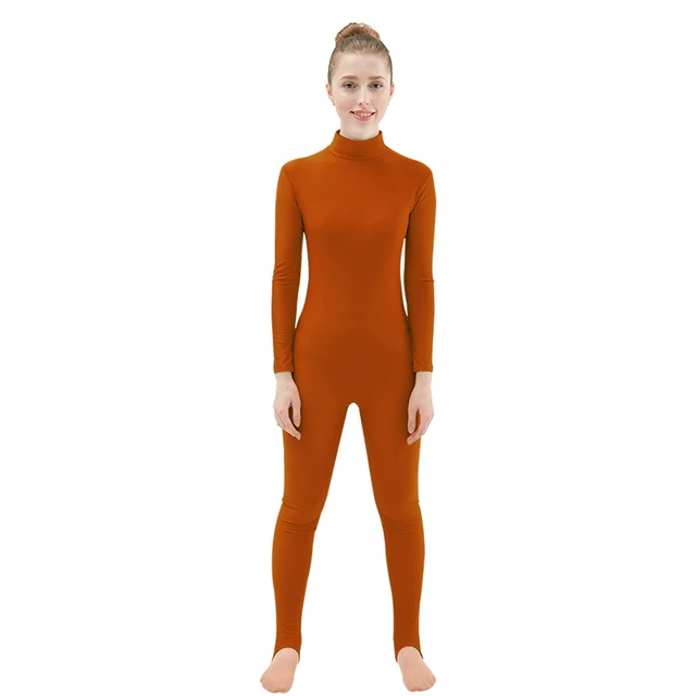 Buy Ensnovo Womens Lycra Long Sleeve Unitard Lycra