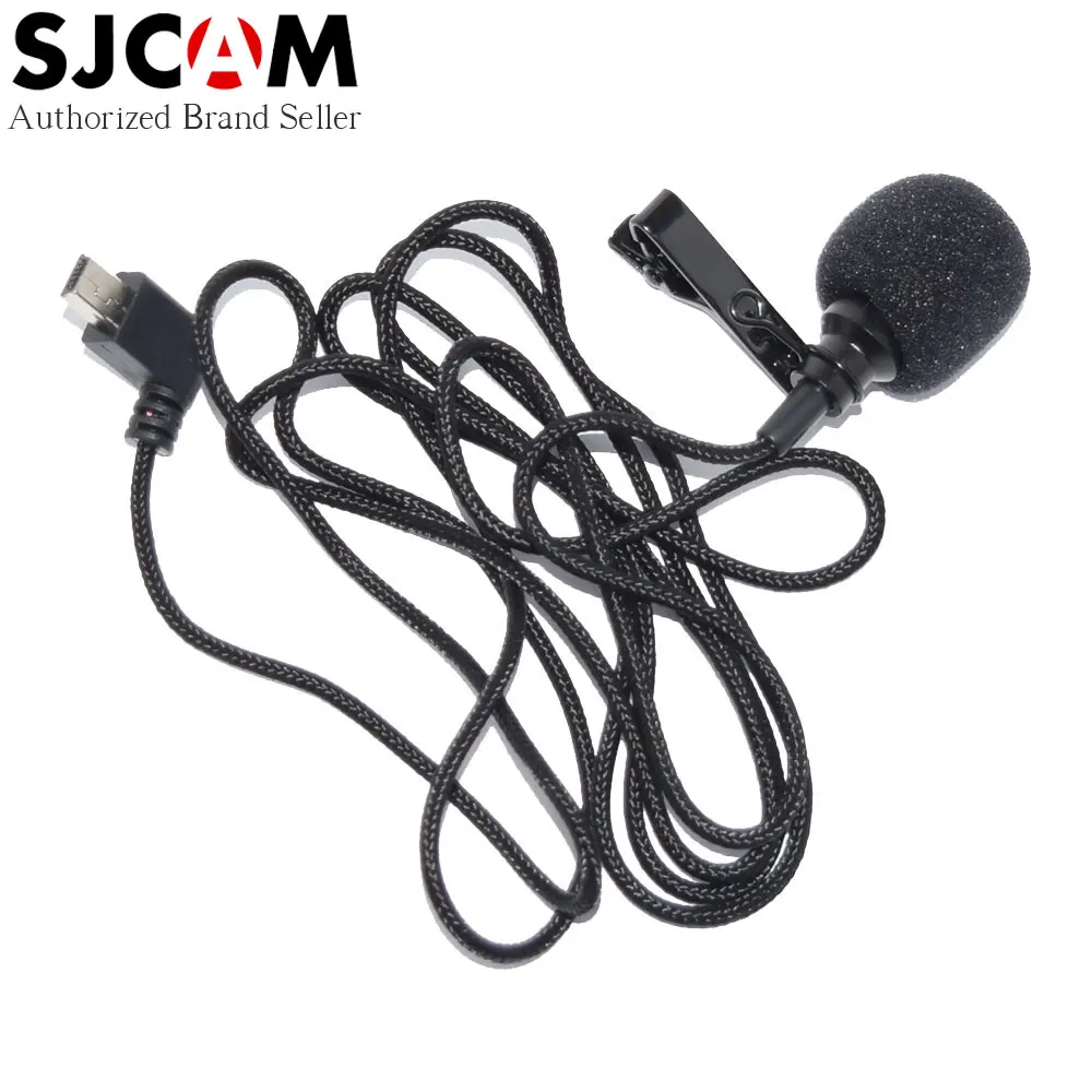 

100% Original SJCAM Accessories External MIC Microphone with Clip for SJ6 Legend / SJ7 Star / SJ360 Sports Action Video Cameras