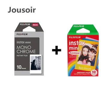

2 packs Mini Instax Film Monochrome + Rainbow For Polaroid Mini 8 7s 7 50s 50i 90 25 dw Share SP-1 Instant mini camera CD50