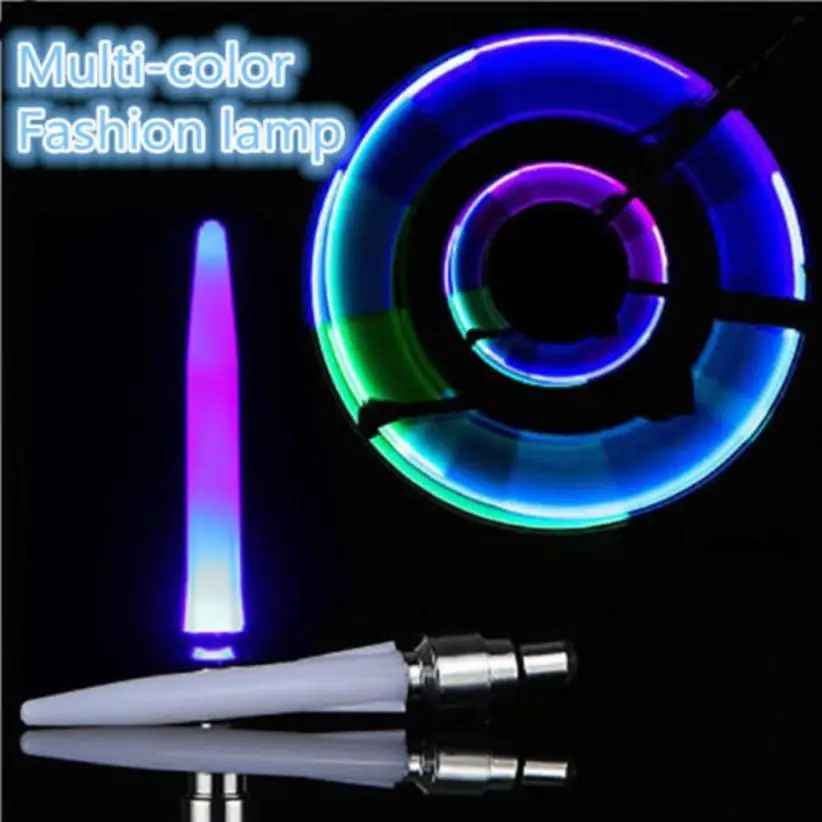

2Pcs Motion Activated Glow Bike Car Motorcycle Tire Valve Caps Wheel Light Color Easy to Install and Remove High Quality P40