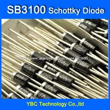 100 шт./лот SB3100 MBR3100 3A/100 V диод Шоттки