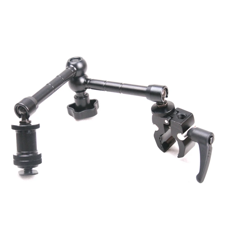 

11" Inch Articulating Adjustable Friction Magic Arm With Super Clamp For LCD Monitor LED Video Camera Canon Nikon