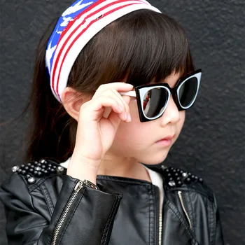 

2018 cat eye children sunglasses Baby fashion glasses boys girls kids sunglasses UV400 eyeglasses wholesale 10pcs/lot G1004