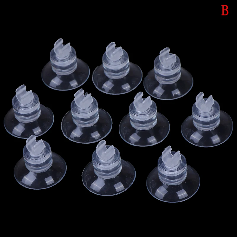 10pcs Aquarium Sucker Suction Cup For 4mm Air Line Pipe Tube Wire Holder Used Sucker For Glass Surface Fish Supples Hot Sale