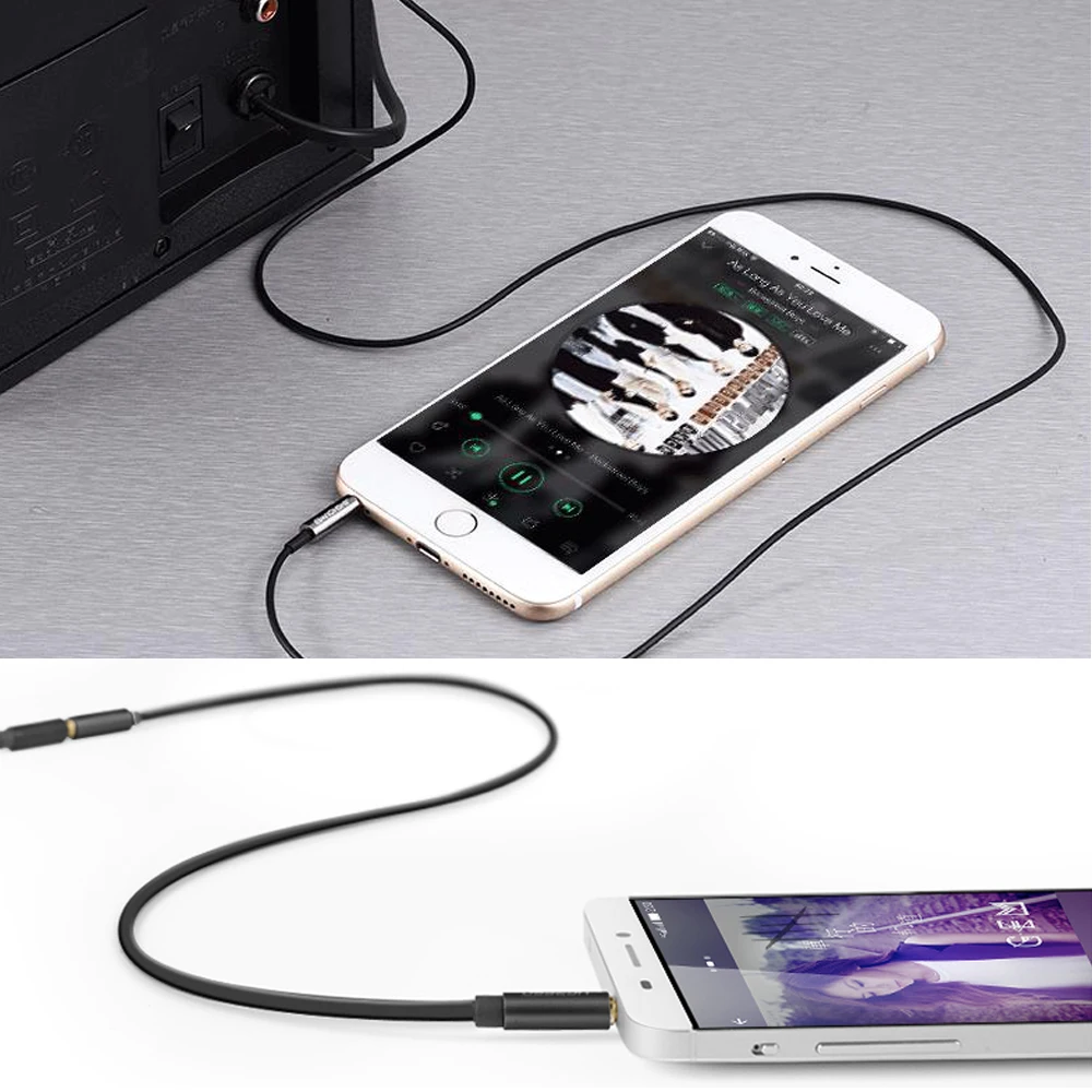High Quality 3.5 mm Jack AUX Audio Cable 3.5 Jack Headphone Earphone Cable Extension for Huawei p20 pro for Xiaomi Samsung