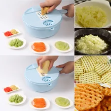 Pokich Круглый Многофункциональный 11-в-1 кухонный режущий инструмент с ручным душем сирогальном станке, Ножи безопасность окружающей среды защиты измельчитель