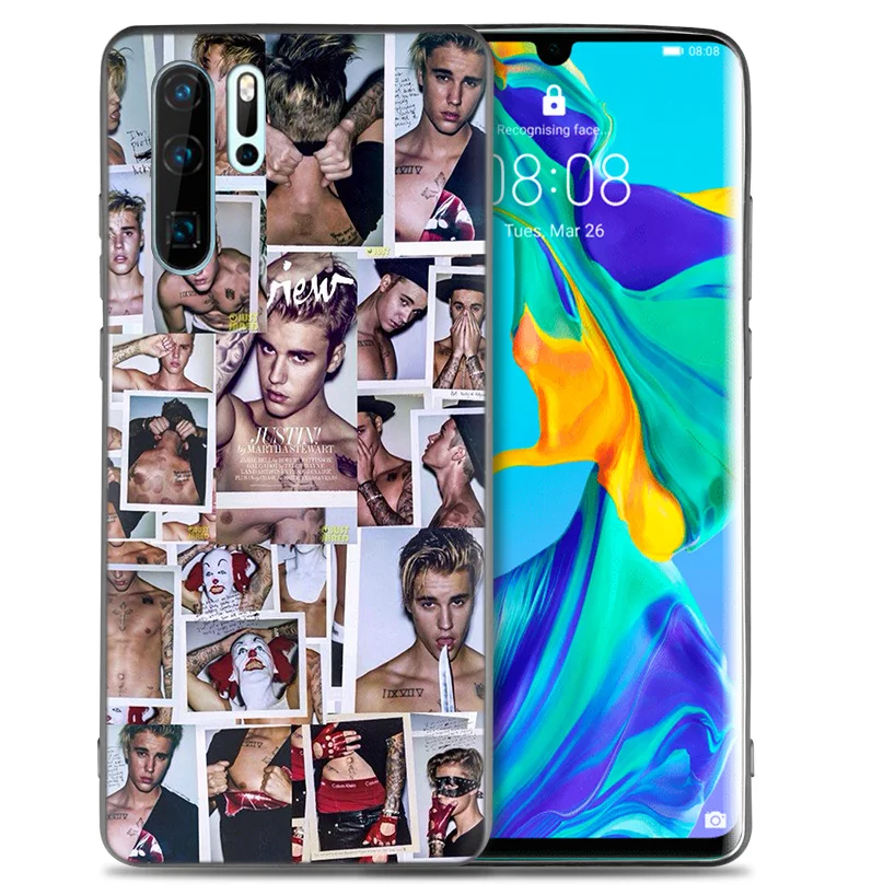 Justin bieber World Fashion Soft Fitted Case For Huawei P30 P20 P10 lite Pro P Smart 2019 + Plus View 20 Nova 4 4E Cover