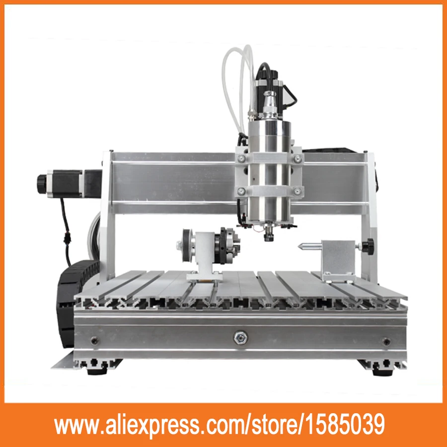 CNC 6040 4 осевой 1500 Вт фрезерный станок с ЧПУ гравер двойным шпинделем для дерева
