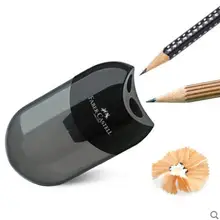 Один или два отверстия точилка для карандашей овальной точилка 3 цвета стационарный 3 шт./лот школьные принадлежности