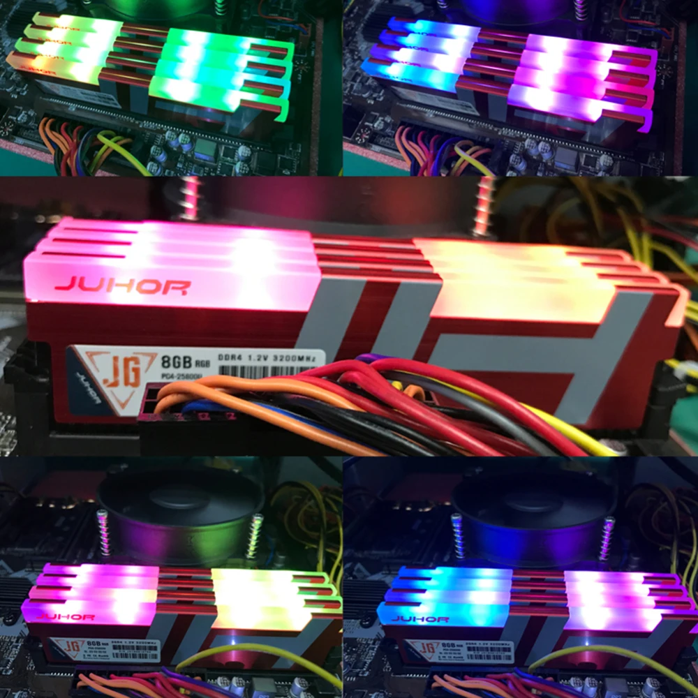 

HOT Sell JUHOR 8GB PC4-21300 DDR4-2666MHz 288Pin 1.2V DDR4 desktop memory stick PC Memory RAM