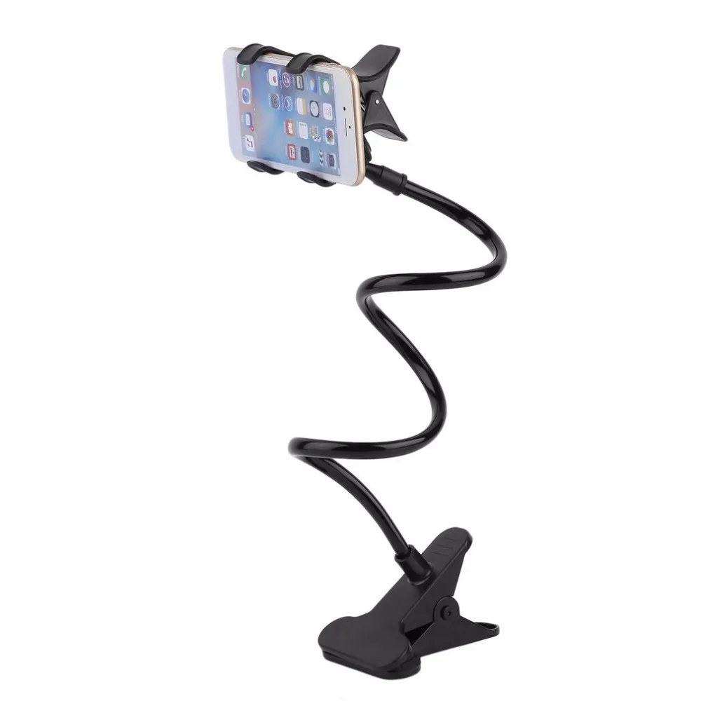 

Lazy Shelf Bedside Mobile Phone Holder Clip For Smart Phone Adjustable Stand Holder Desk Long Bending Foldable Support