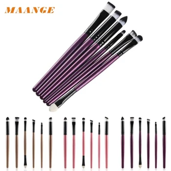

Professional 6Pcs Makeup Brush Sets Tools Cosmetic Brush Foundation Eyeshadow Eyeliner Lip Brush Make Up Tool M5
