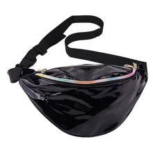 Поясные сумки для женщин, обратимая Русалка Блестки пайетки поясная сумка для бедер кошелек сумка лазерная сумка поясные сумки черный