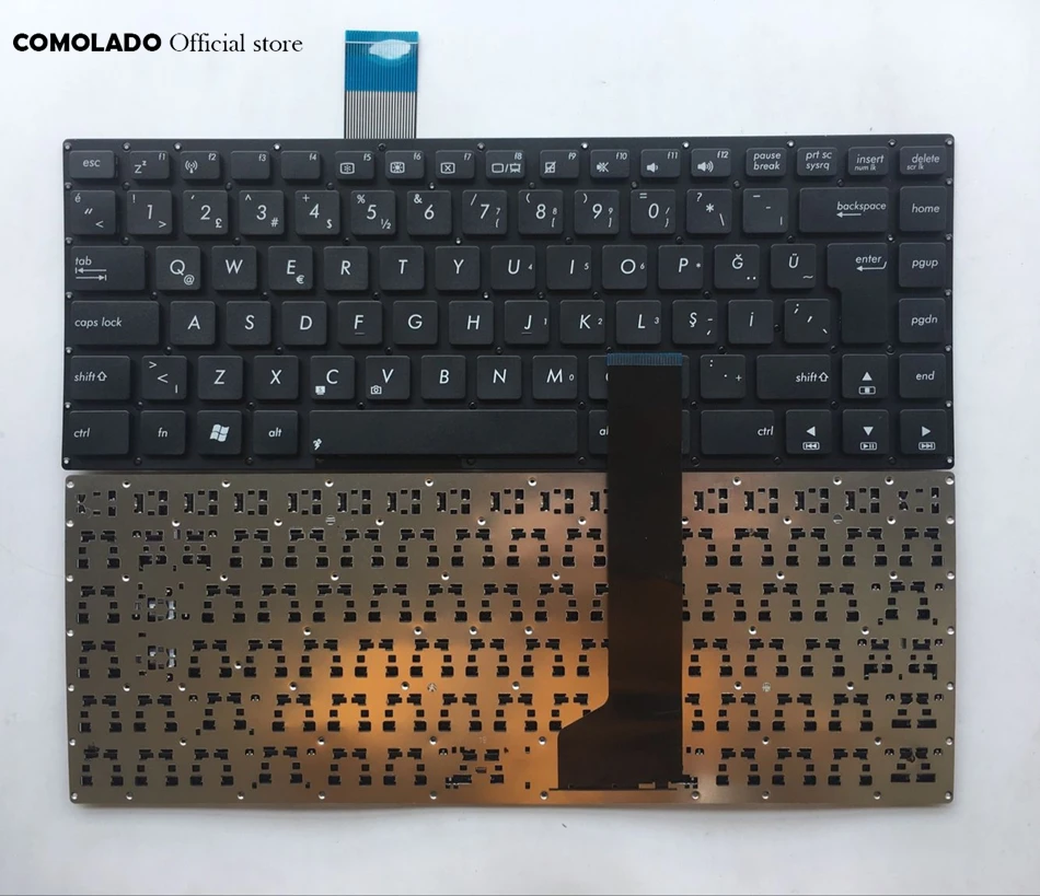 

TR Turlish Keyboard For ASUS K46 K46CA K46CB K46CM S46C S46CB S46CM S46CA Without Frame keyboard TR Layout