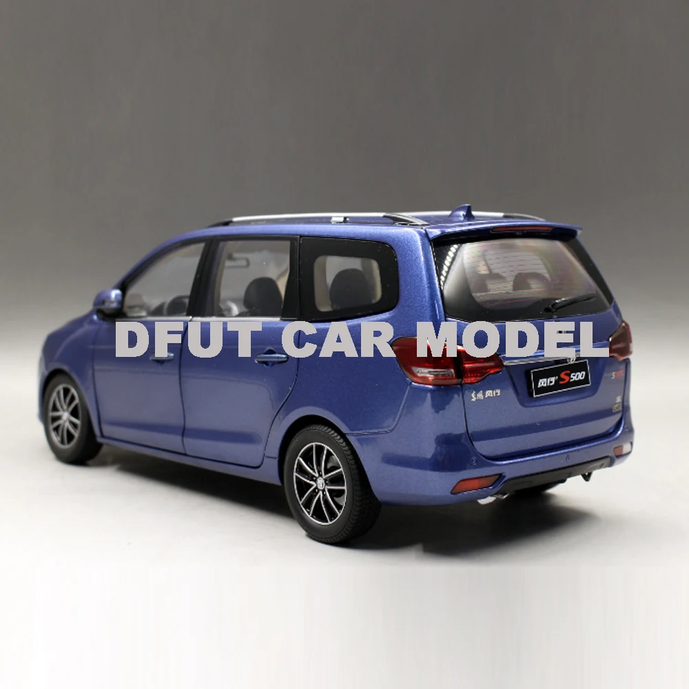 diecast 1:18 Alloy Pull Back Toy S500 MPV Car Model Of Children's Toy Cars Original Authorized Authentic Kids Toys