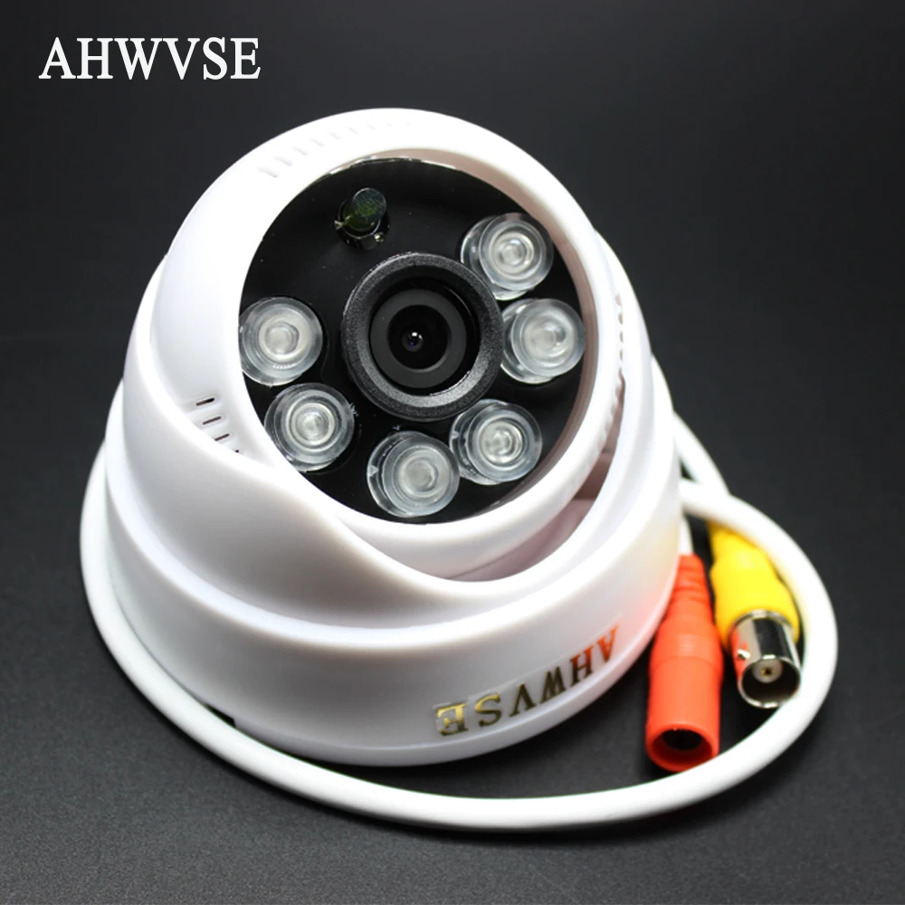 

AHWVSE Ultra Low Illumination AHDM AHD Camera CCTV IR Cut Filter Indoor IR Dome Mini Camera 720P with HD 3.6mm Lens
